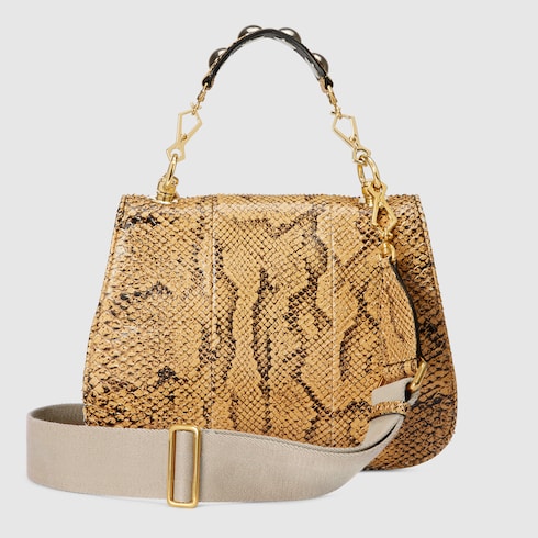 Gucci Blondie top handle python bag Detail 7