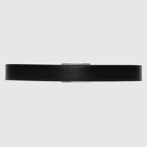 Reversible belt with Square G buckle