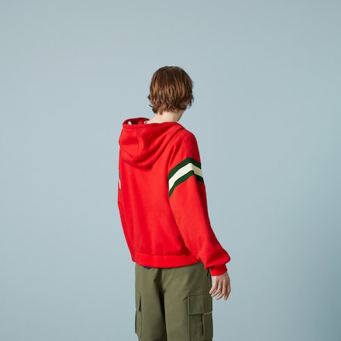 Gucci Cotton jersey zip sweatshirt. 6