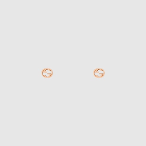 Gucci Interlocking 18k stud earrings