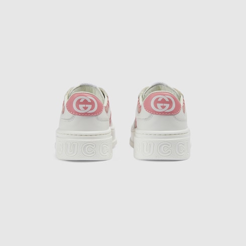 Baskets plateforme pour tout petit en cuir
