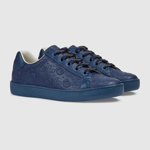 Gucci ace hot sale sneakers blue