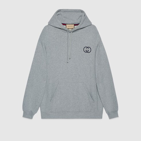 Gucci 2025 Hooded Sweater White Blue Cotton 286045 main image 0