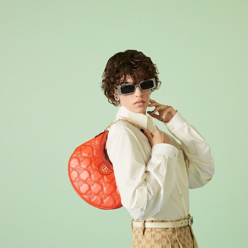 GG Matelassé small shoulder bag