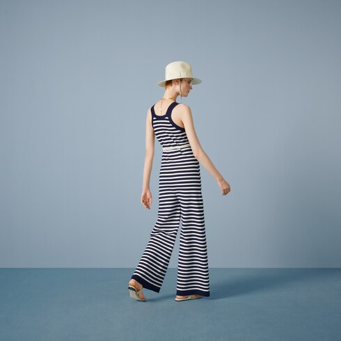 Gucci Striped cotton jumpsuit. 6