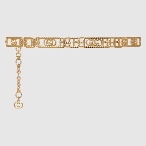 Torchon chain belt with Interlocking G