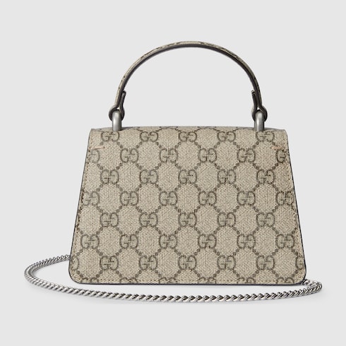 Gucci Green Leather Medium Dionysus Bamboo Top Handle Bag Gucci