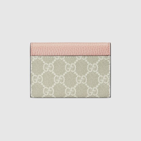 GG Marmont bi-colour card case