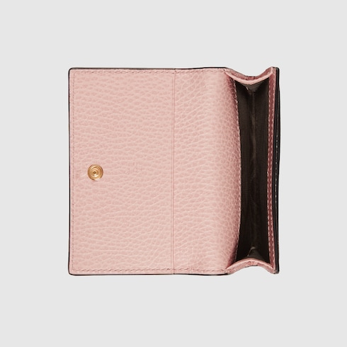 GG Marmont bi-colour card case