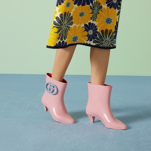 Women's ankle boot with Interlocking G