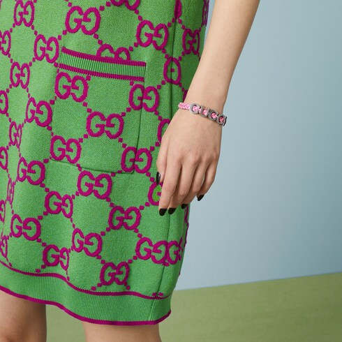 'GUCCI' leather bracelet