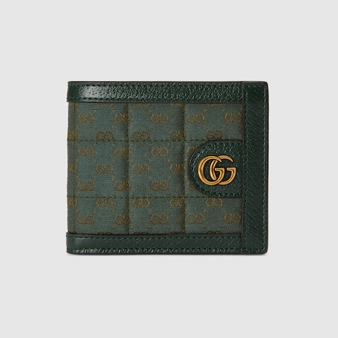 Mini GG canvas wallet