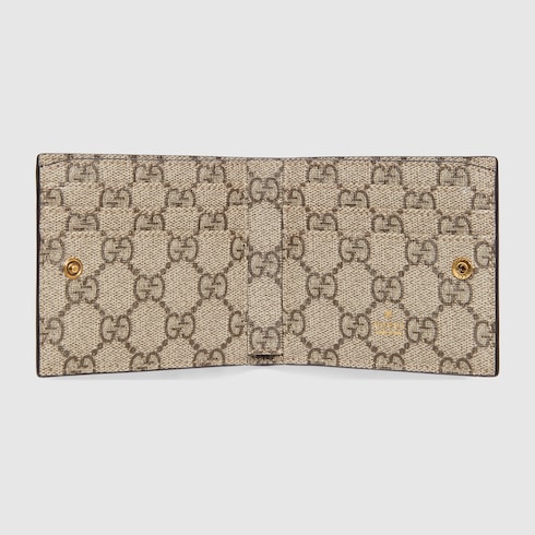 Mini GG canvas wallet