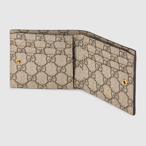 Mini GG canvas wallet