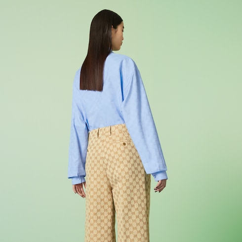 Bluse aus GG Supreme-Baumwolle