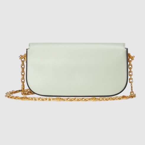 Gucci Horsebit Chain medium shoulder bag in green leather