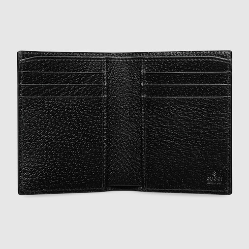 Porte cartes GG Marmont en cuir noir GUCCI FR