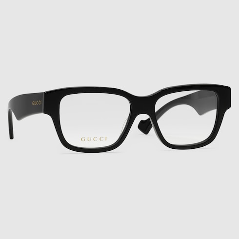 Black gucci eyeglass clearance frames