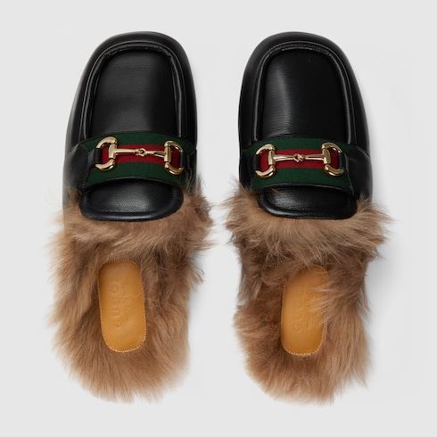 Slipper best sale gucci masculino