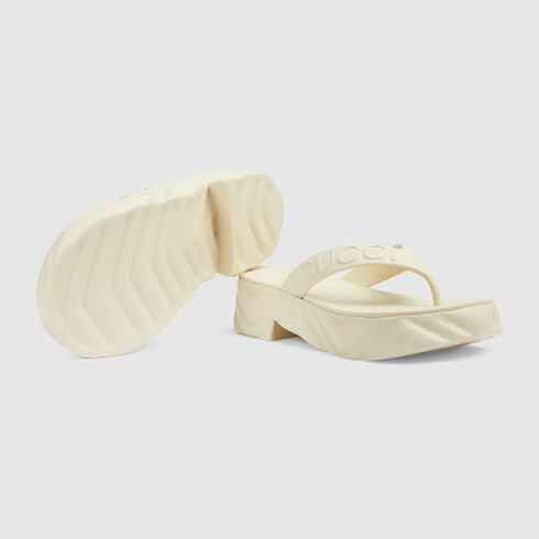 Women's thong platform sandal