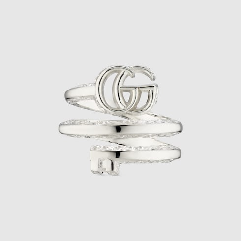 GG Marmont key double band ring Detail 2