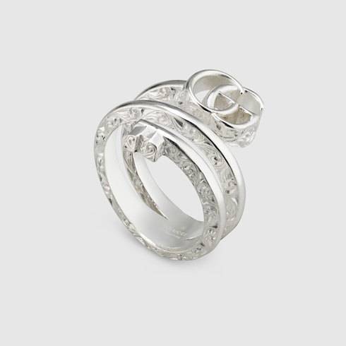 GG Marmont key double band ring Detail 2