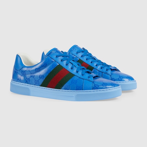 Zapatillas gucci azules hot sale