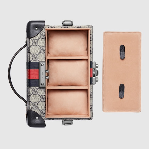 Estuche para reloj pequeño rígido Gucci Savoy