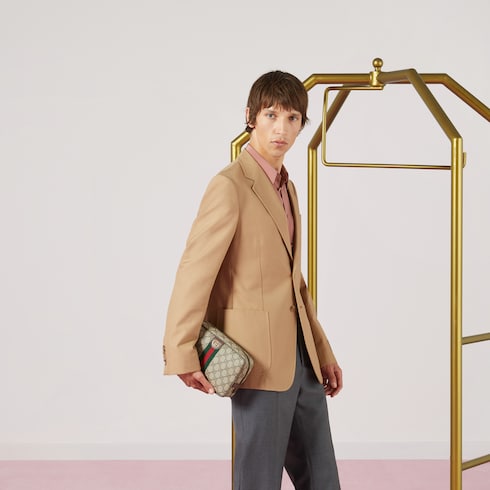 Несессер Gucci Savoy с лентой Web