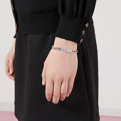 GucciGhost chain bracelet in silver