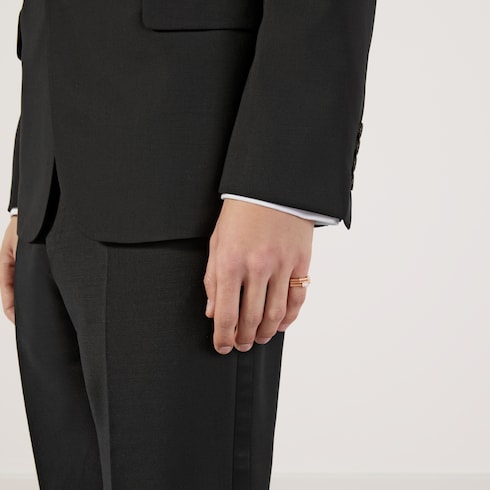 Gucci Link to Love Ring mit Spiegel-Finish