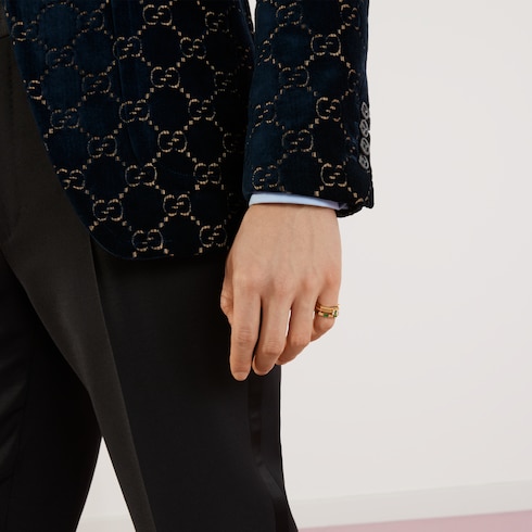 Gucci Link to Love Ring mit Turmalin