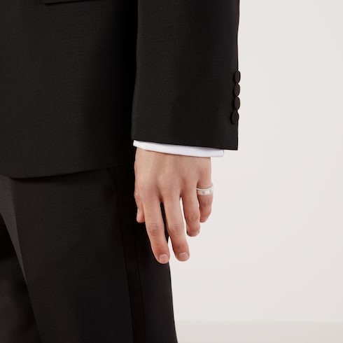 Кольцо Icon с буквами G из желтого золота