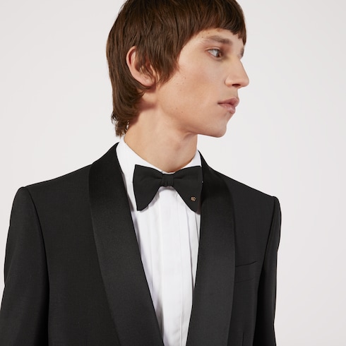 Галстук-бабочка из шелкового крепа