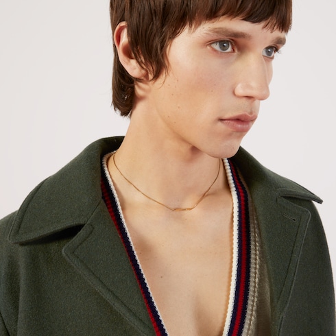 Ожерелье Gucci Link to Love с планкой «Gucci»