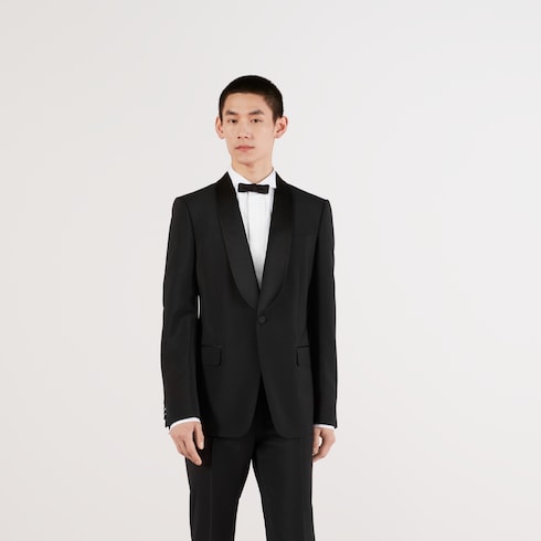 Slim fit wool suit