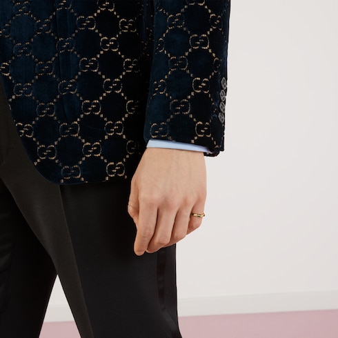 Gucci Link to Love Ring mit Turmalin