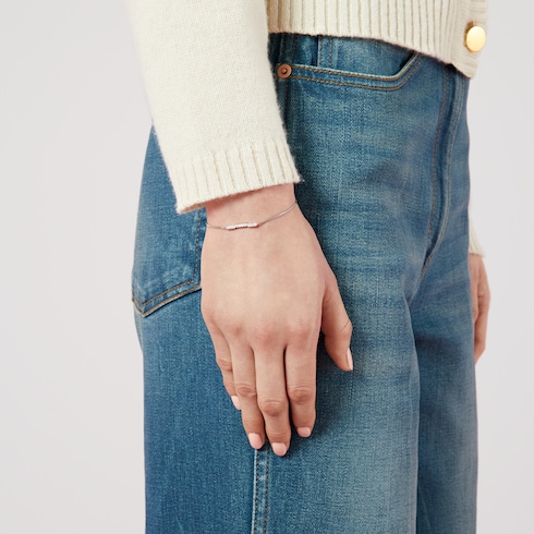 Bracelet Gucci Link to Love avec diamants