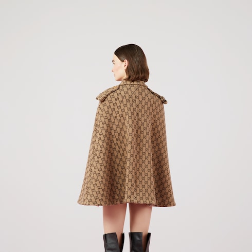 V-NECK DOUBLE-FACED WOOL DRESS - BLACK - COS