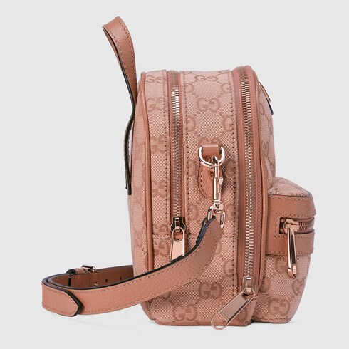 Ophidia mini crossbody bag in pink canvas | GUCCI® SG Ophidia mini crossbody bag in pink canvas | GUCCI® SG