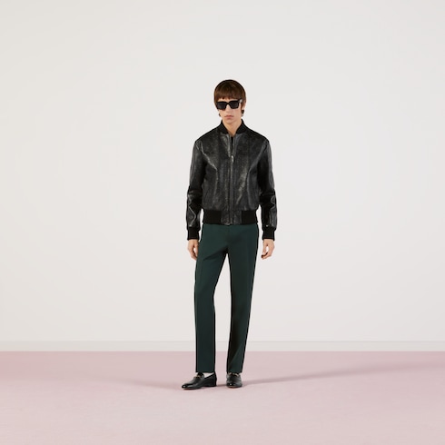 Bomberjacke aus GG Leder