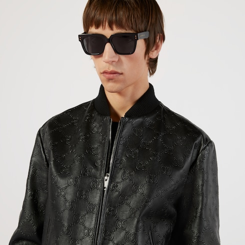 Bomber in pelle GG