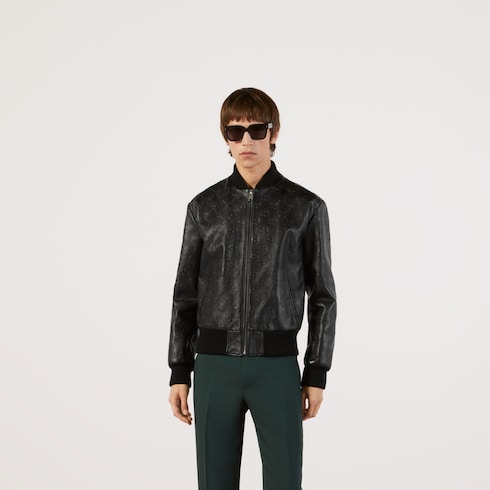 Bomberjacke aus GG Leder