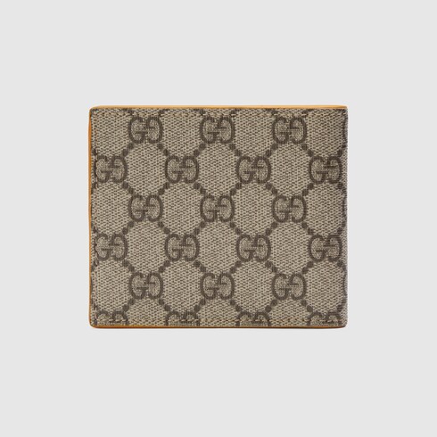 Gucci gg supreme canvas bifold wallet store