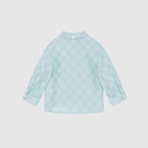 Baby GG stars viscose cotton shirt