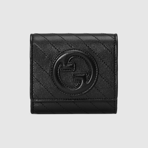 グッチ ブロンディ〕ミディアム ウォレットブラック レザー | GUCCI® JP