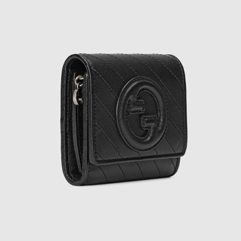 グッチ ブロンディ〕ミディアム ウォレットブラック レザー | GUCCI® JP