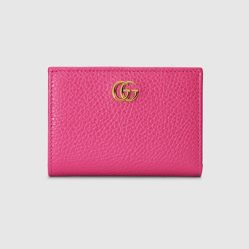 大特価放出！ 【超美品】GUCCI 二つ折り財布 レザー ピンク 折り財布 