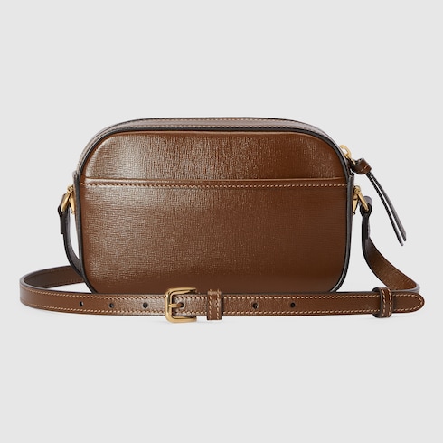 Gucci brown leather crossbody bag new arrivals