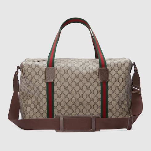Bolsa viaje con tribanda Web tamaño mediano